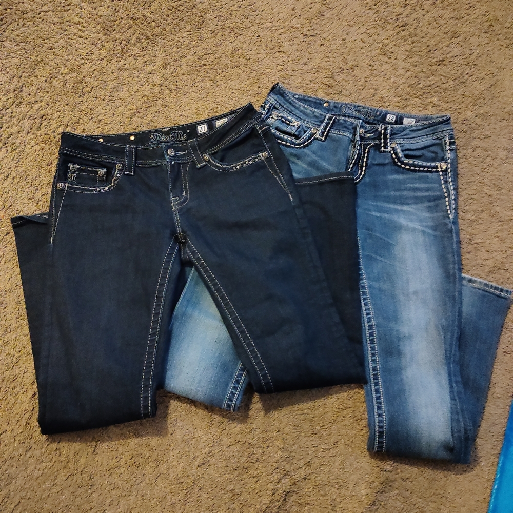 MISS ME JEANS BUNDLE! SIZE 27&28